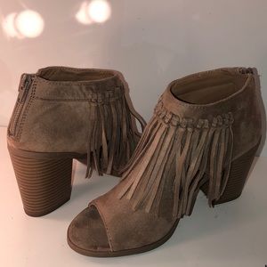 Fringed Booties  (accepting offers)